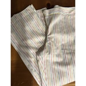 Madison Studio colorful stripes size 6 cotton womens Capris